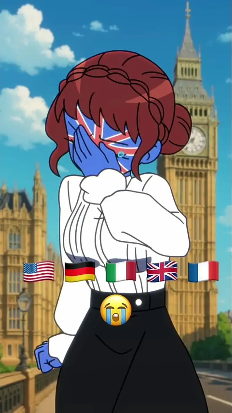 ai character: UK UK British  background