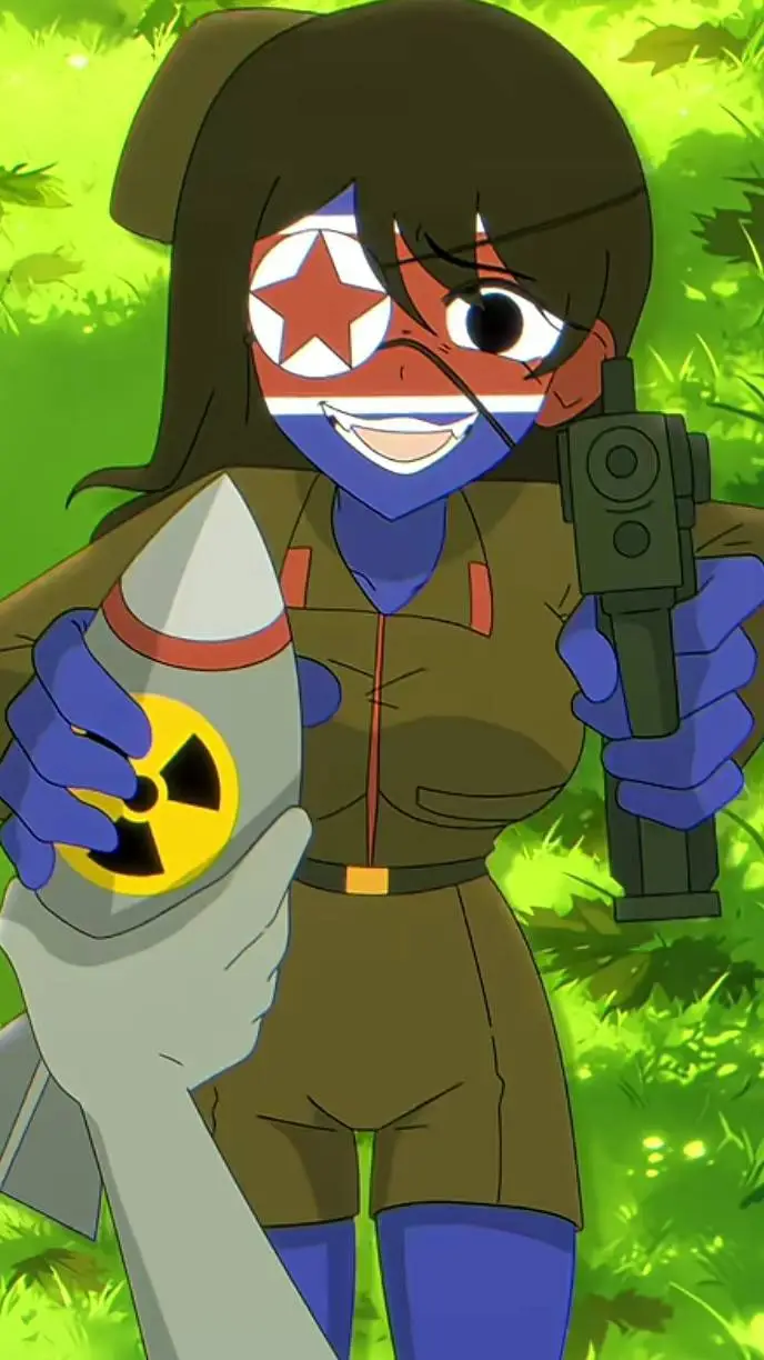 ai character: North Korea 🇰🇵 cor background