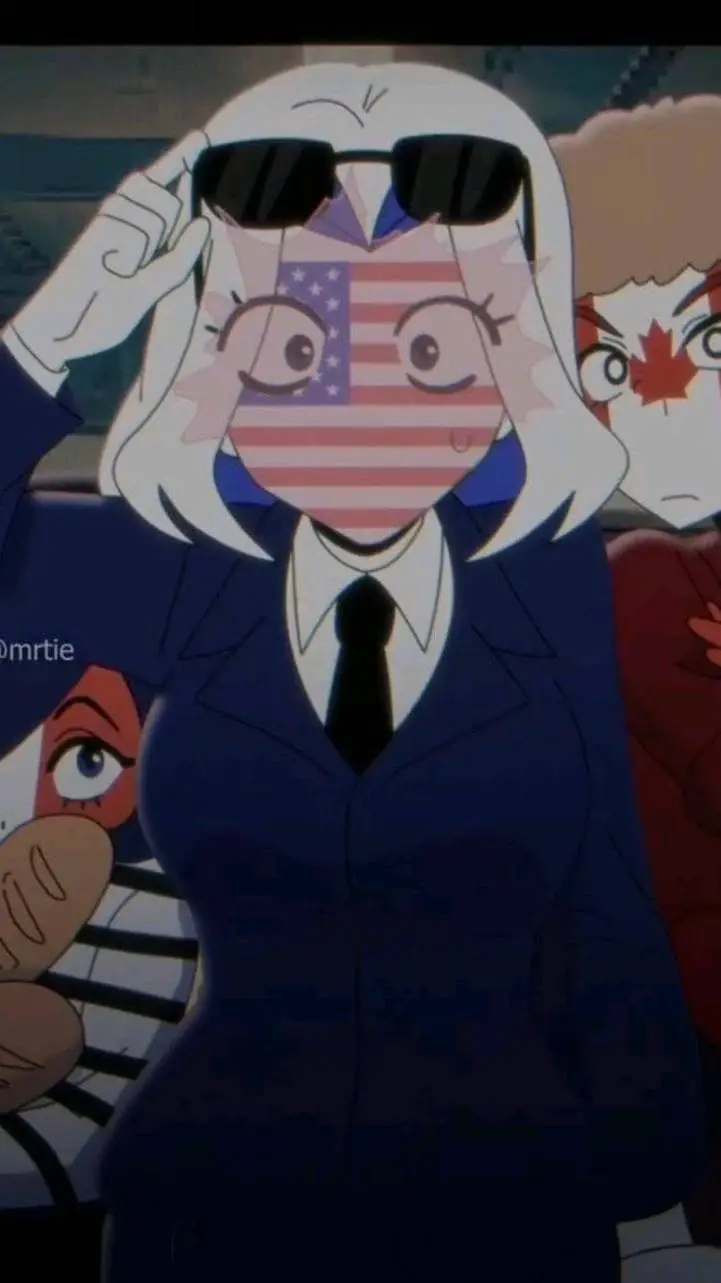 ai character: France,Canada,USA background