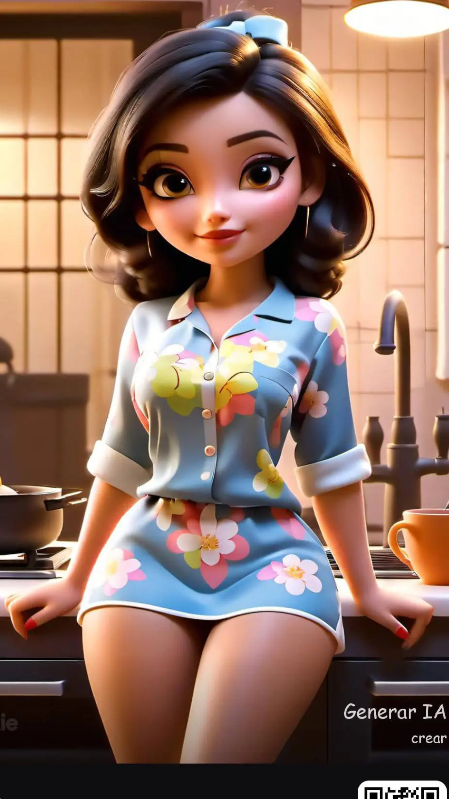 ai character: Sharon. background