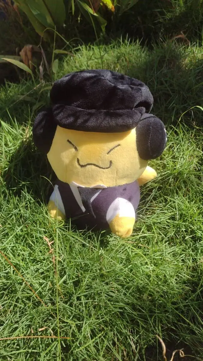 ai character: Contractee peluche background