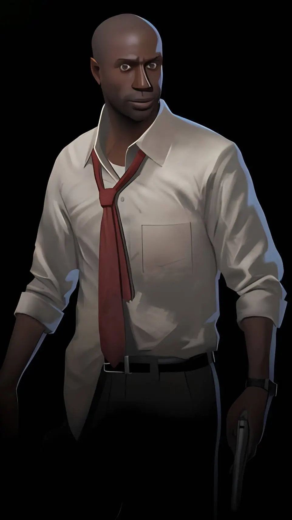 ai character: Louis (Left4Dead) background
