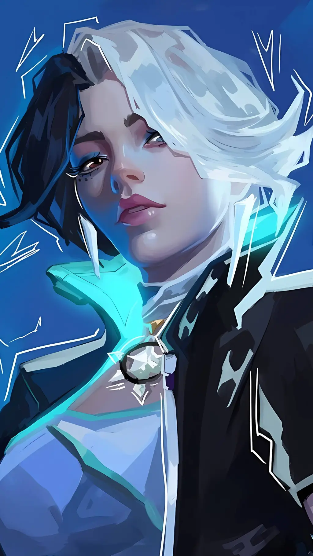 ai character: Luna Snow  background