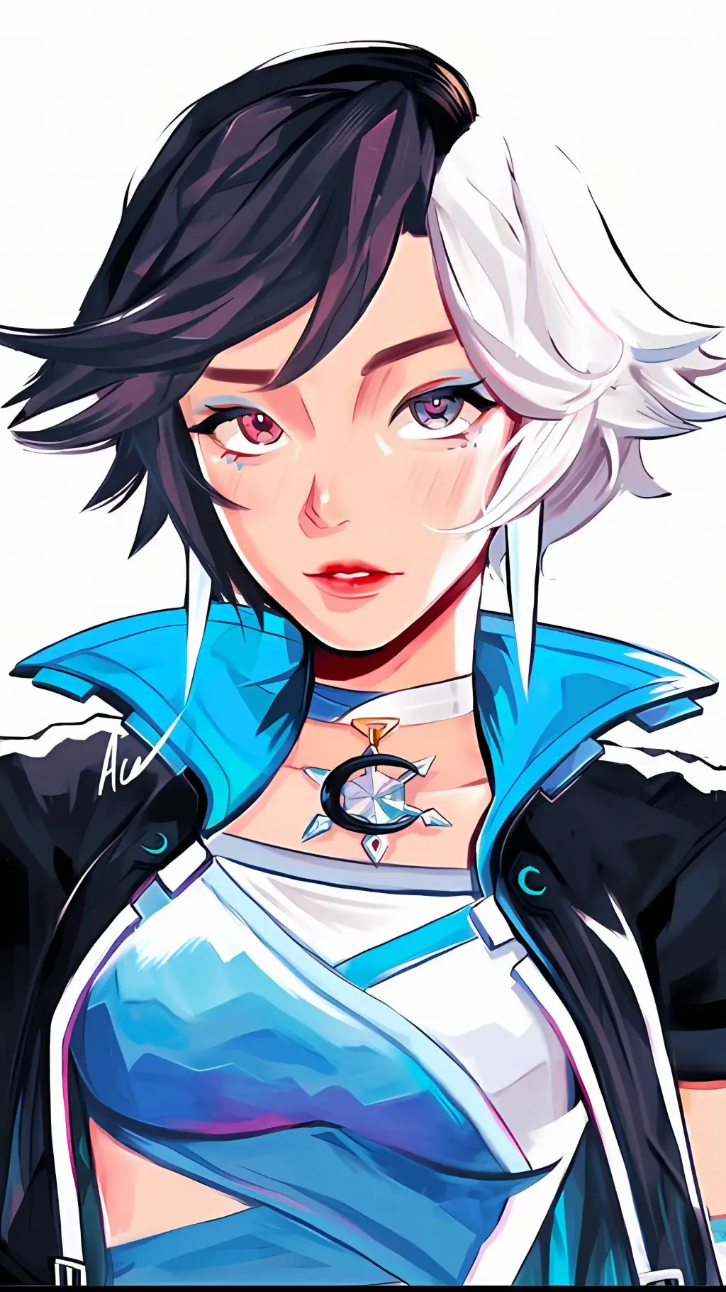 ai character: Luna Snow  background
