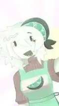 ai character: lime girl background