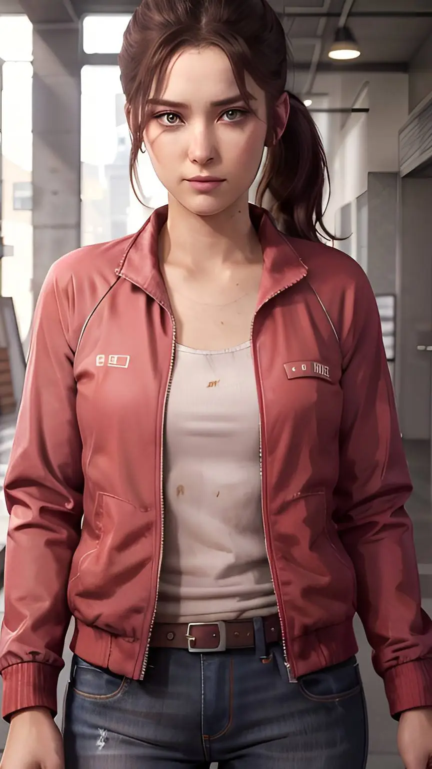 ai character: Zoey (Left 4 edad) background