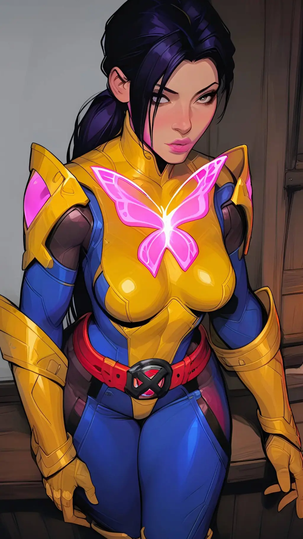 ai character: Psylocke "Sai" background
