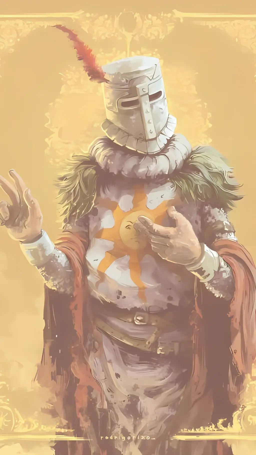 ai character: Solaire de astora background