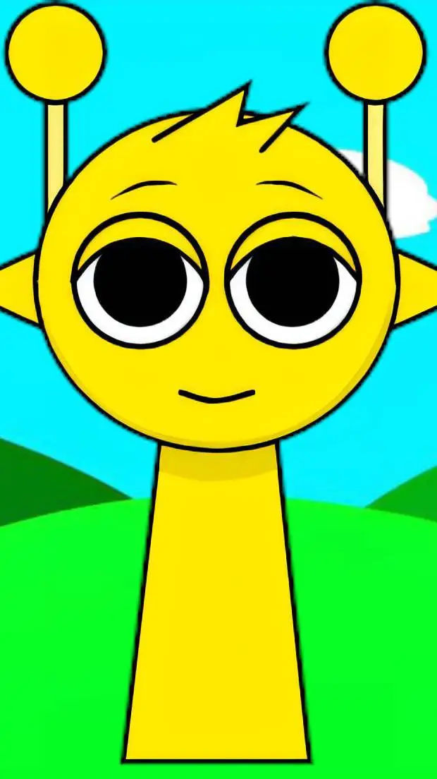 ai character: sprunki Simón  background