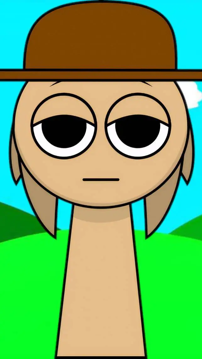 ai character: sprunki tunner  background