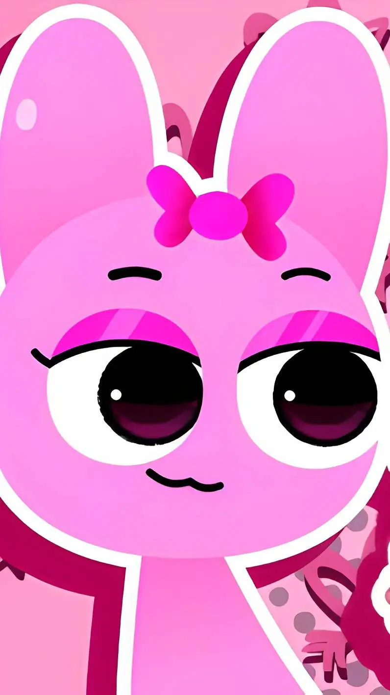ai character: sprunki pinki  background