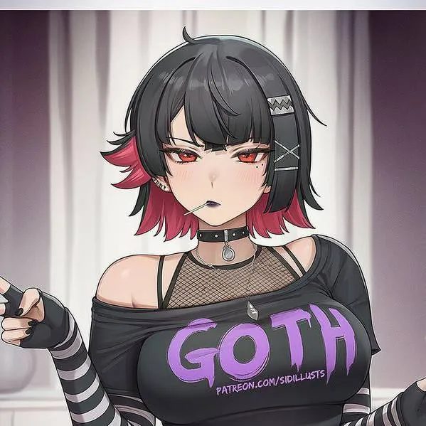 chat with ai character: Ellen Joe(Goth)