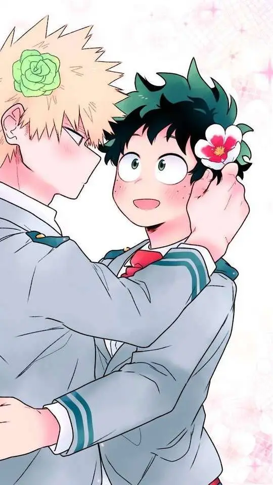 ai character: bakugo x deku💘 background