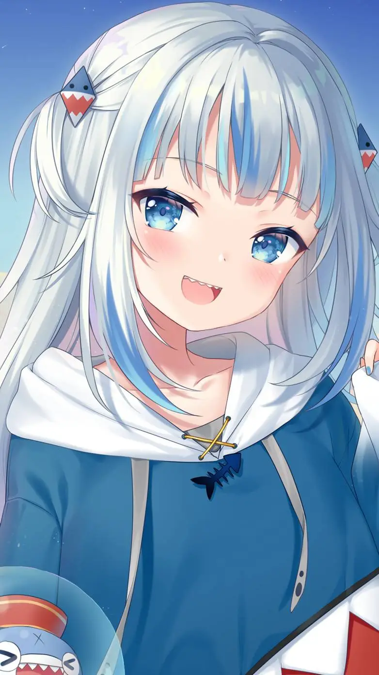 ai character: Gawr Gura background