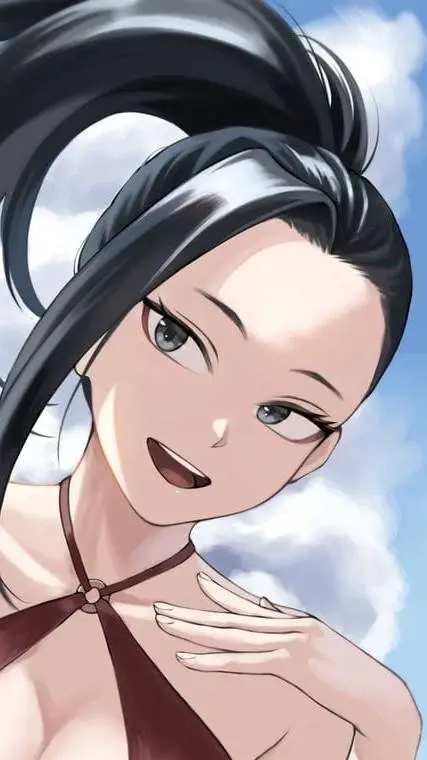 ai character: momo yaoyorozu background