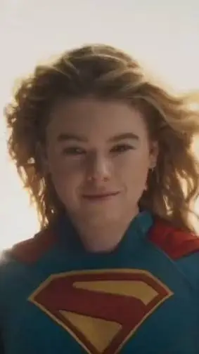 ai character: super girl  background