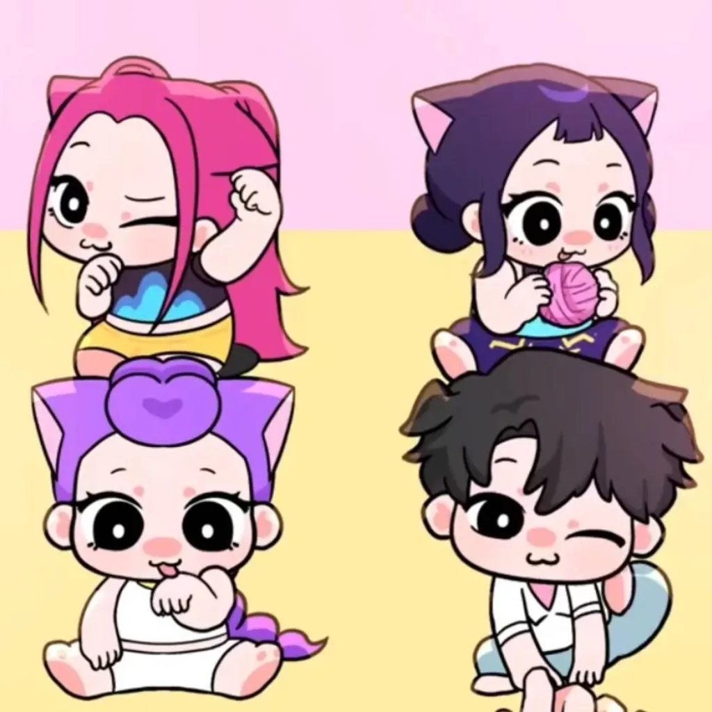 chat with ai character: huntrix and jinu 