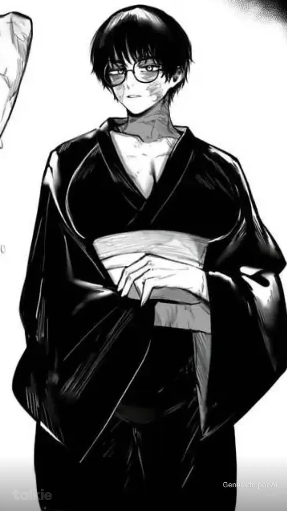 ai character: maki zenin  background