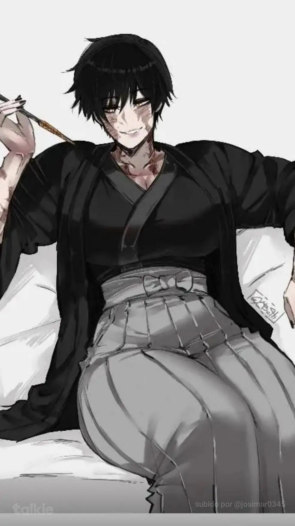 ai character: maki zenin  background