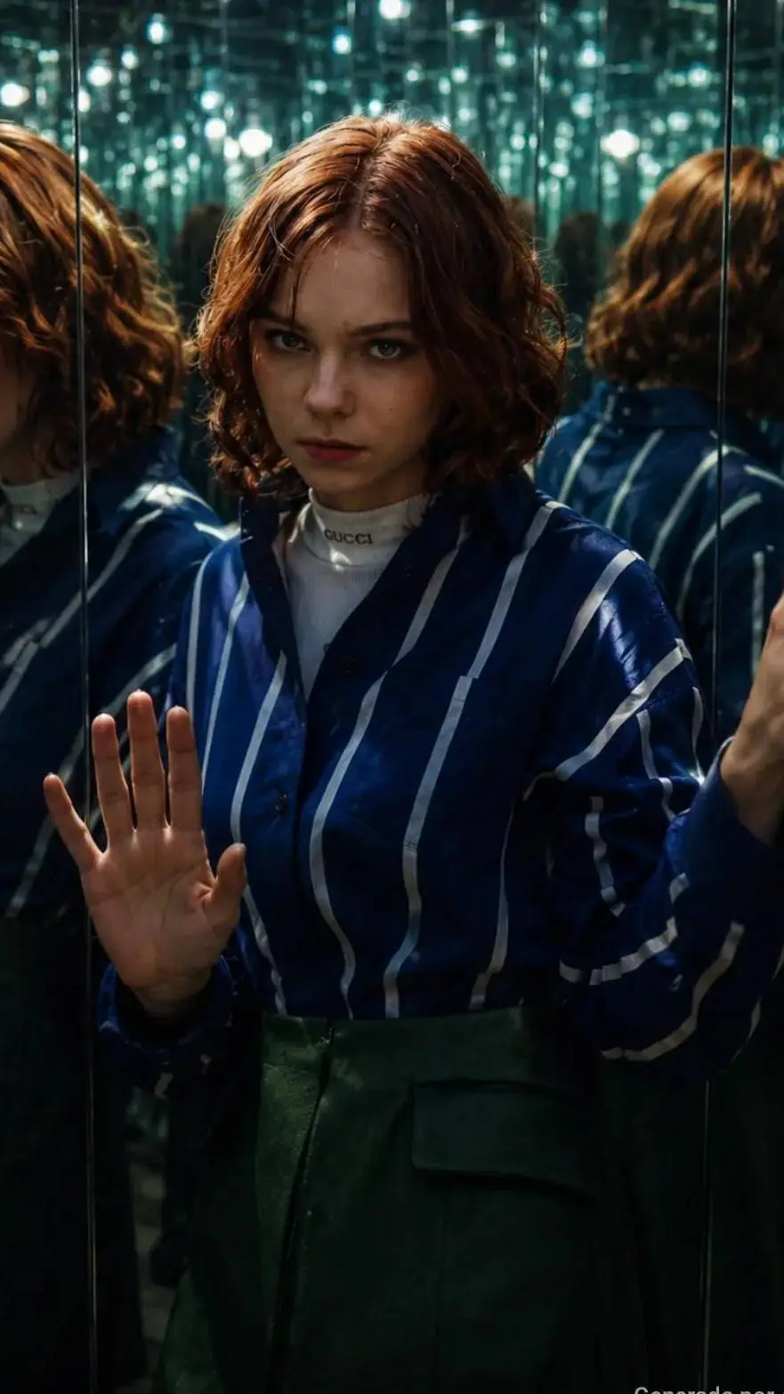 ai character: emma myers  background