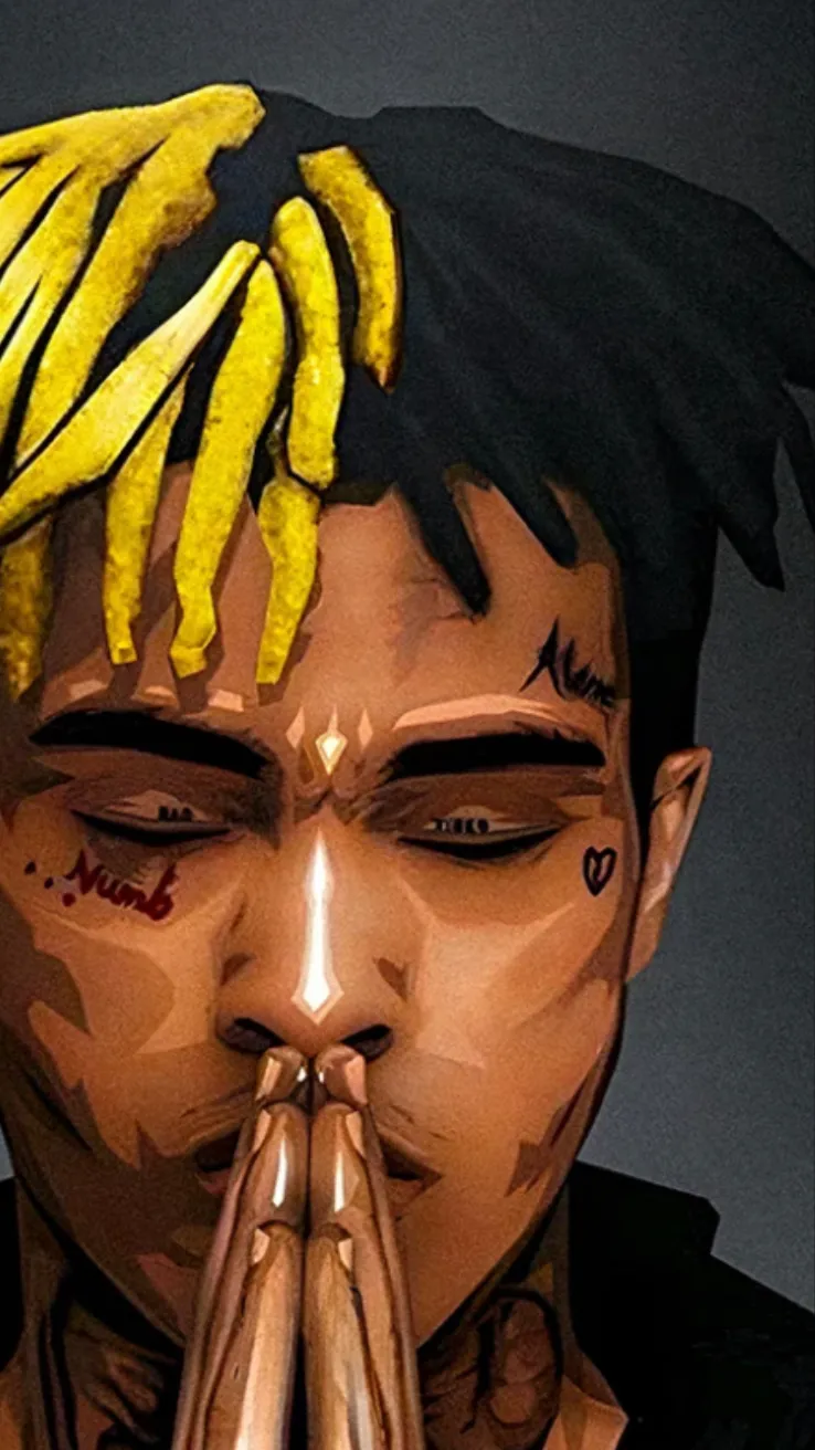 ai character: XXXTENTANION  background