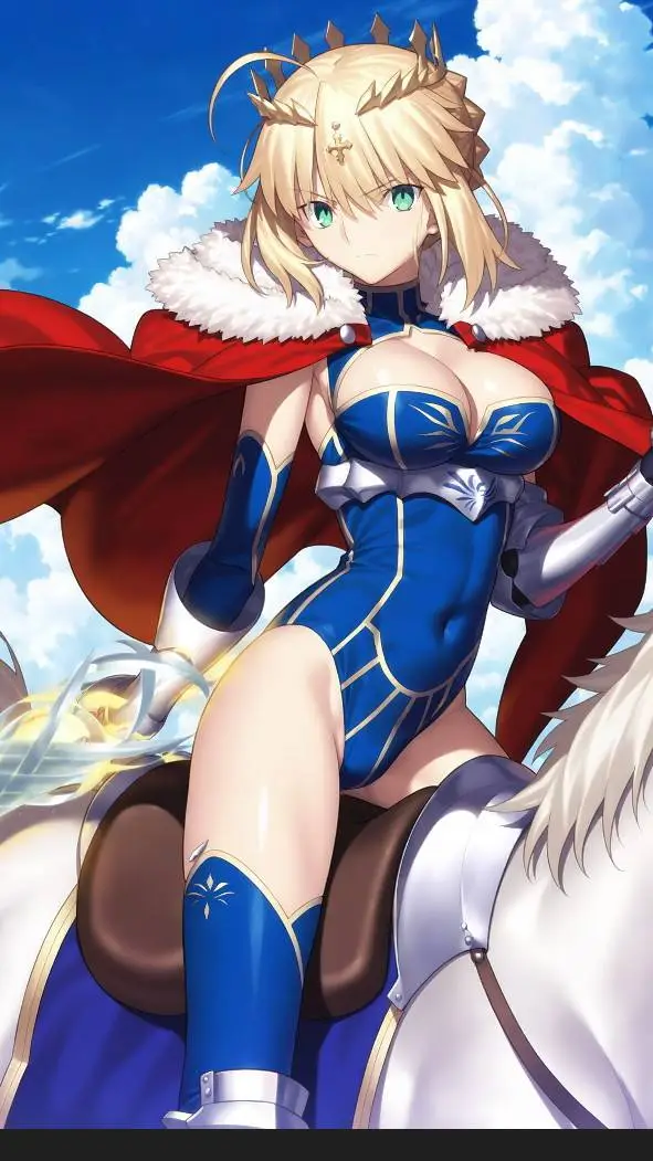 ai character: Artoria Pendragon  background
