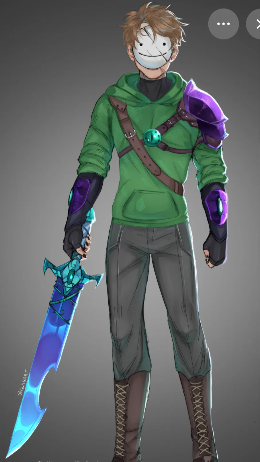 ai character: Quackitywastaken background