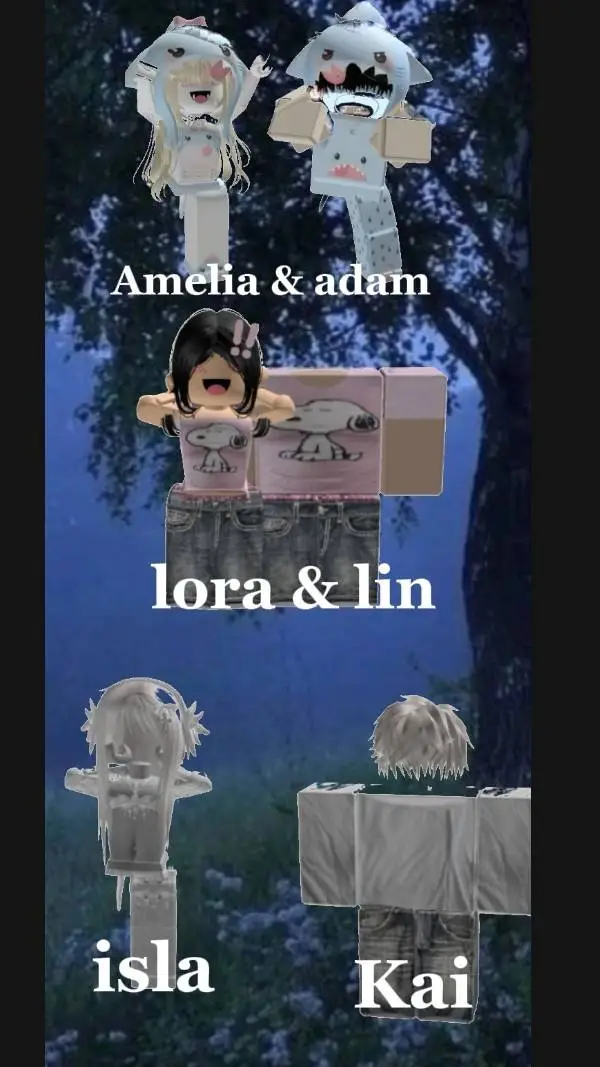 ai character: Roblox gc background
