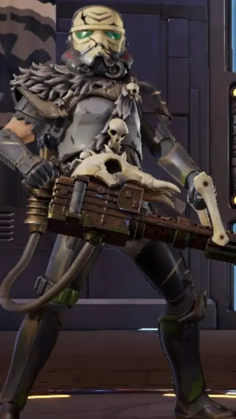 ai character: Jungle trooper K background
