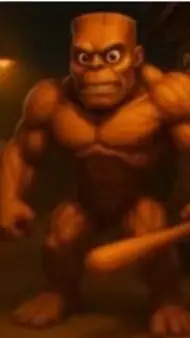 ai character: titan tung sahur background