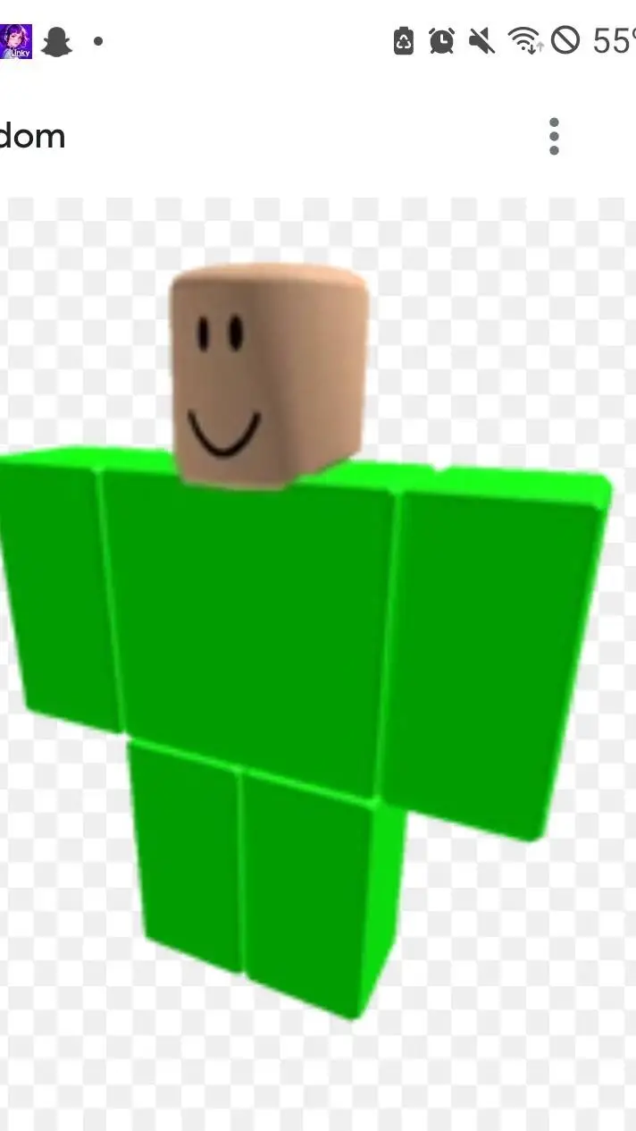 ai character: green screen manv2 background