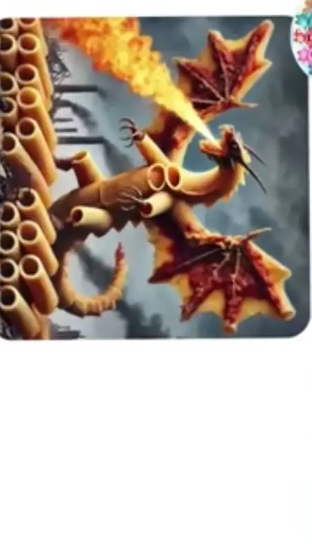 ai character: cannelloni dragoni background