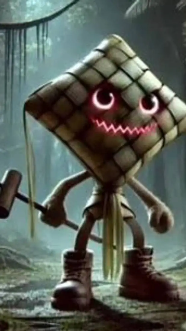 ai character: Ketupat Kepat Prek background