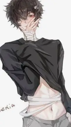 ai character: ❤ Dazai Osamu❤ background