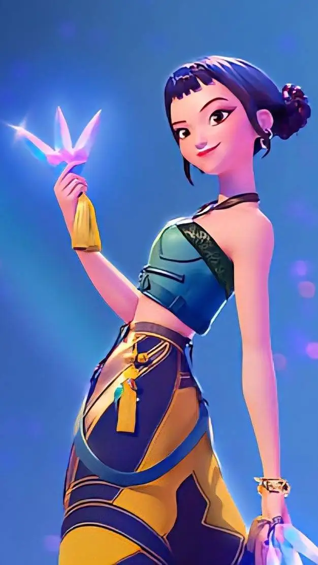 ai character: Zoey background