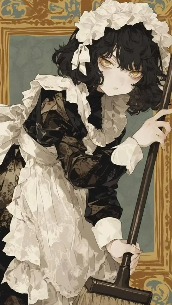 ai character: robot  background