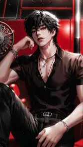 ai character: 🍸Dante🕷️ background