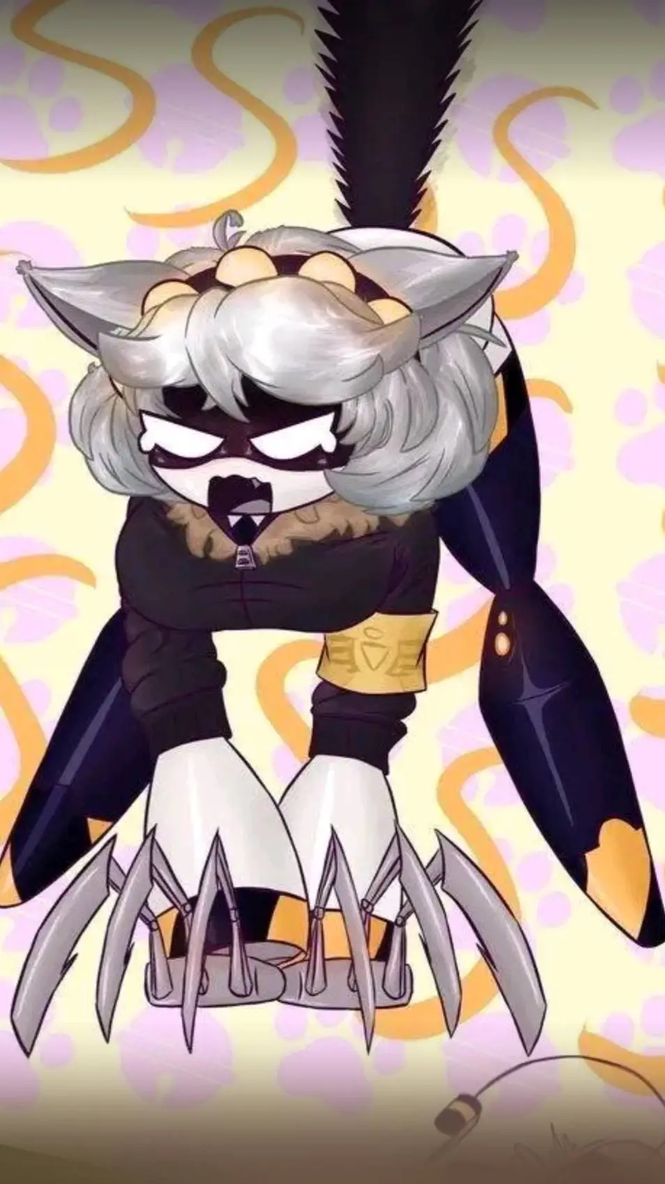 ai character: V cat background
