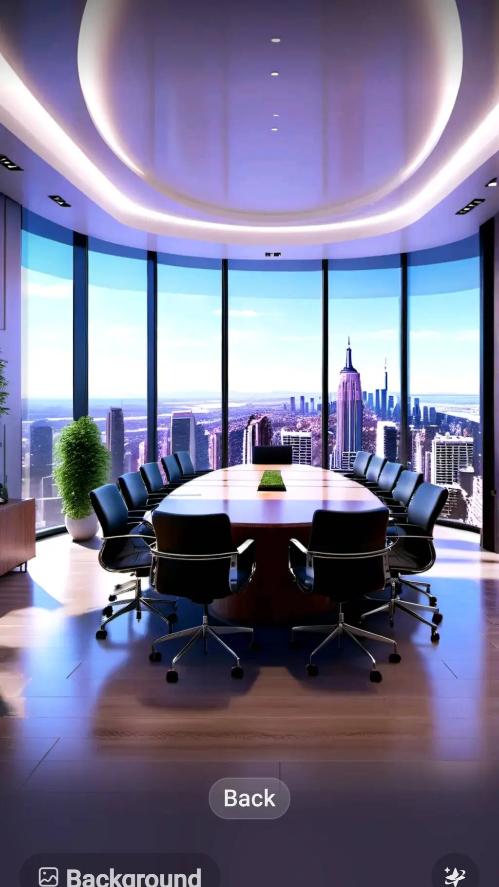 ai character: to the block background