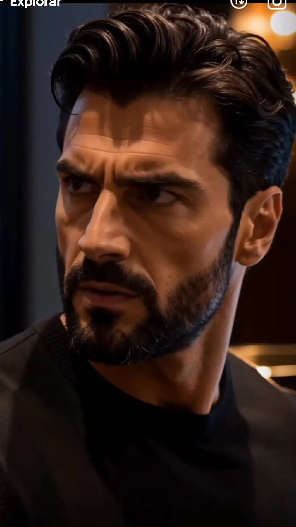 ai character: David Pedraza  background