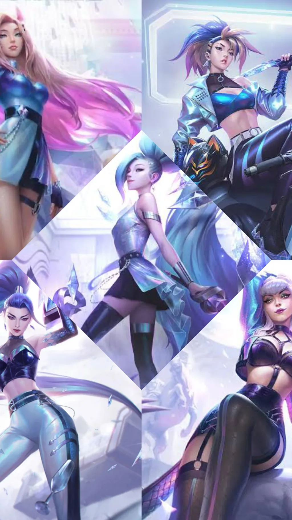 ai character: K/DA  background
