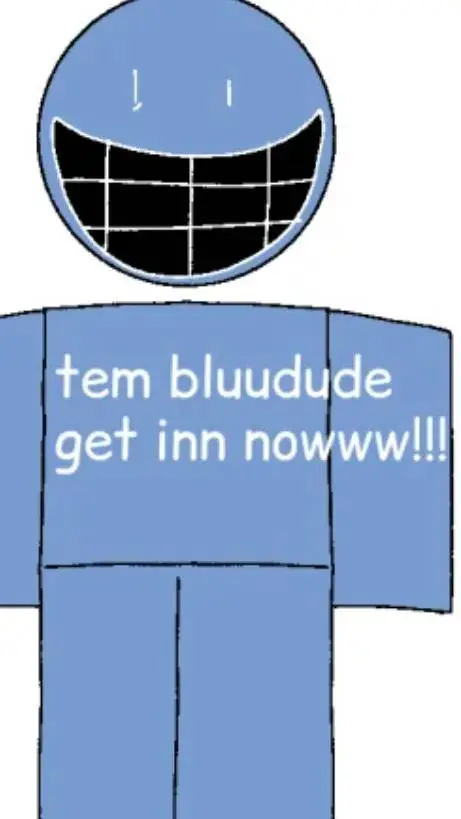 ai character: bluudude background