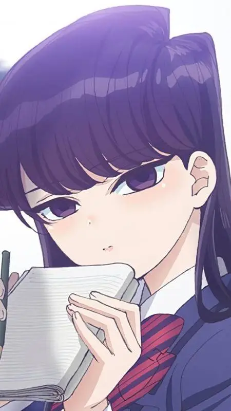 ai character: komi shoko background