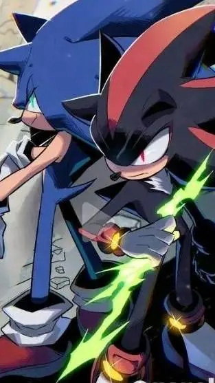 ai character: Sonic and Shadow  background