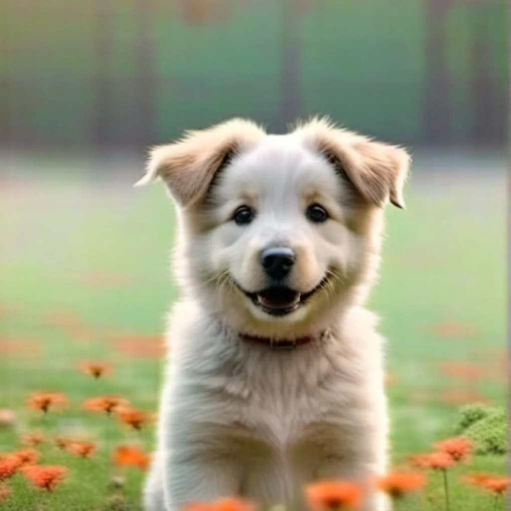 chat with ai character: cute dog
