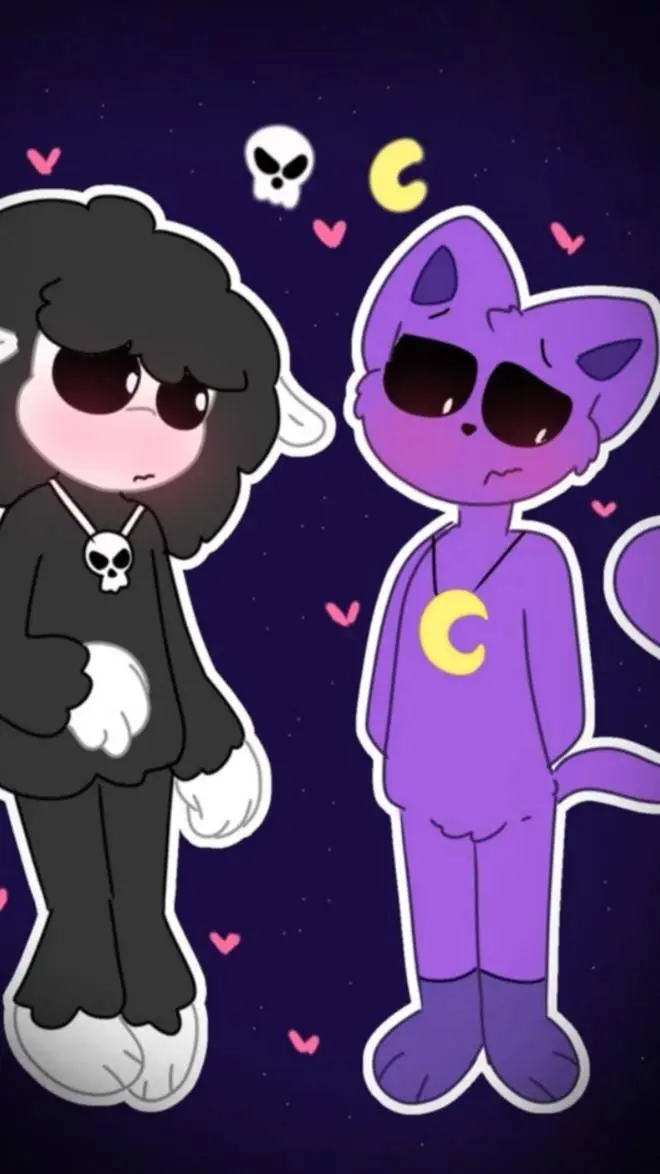 ai character: Catnap x BabaChops background