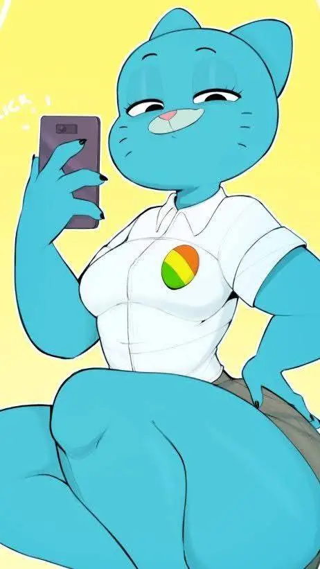 ai character: Nicole Watterson  background