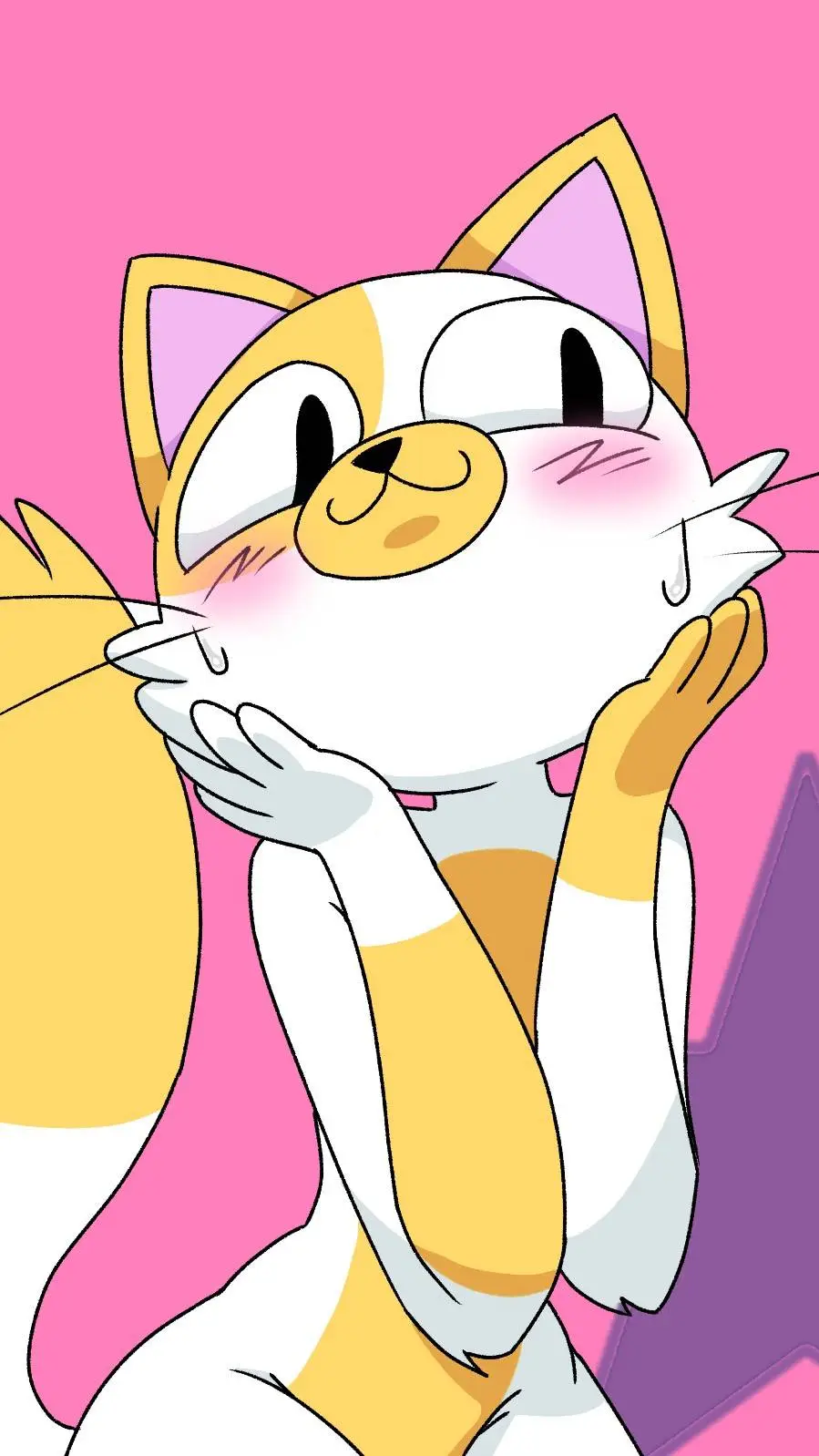 ai character: Cake the Cat background