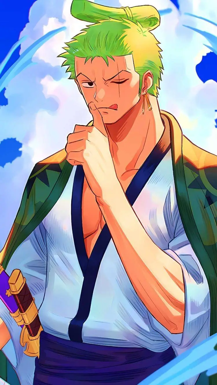ai character: Zoro Roronoa background