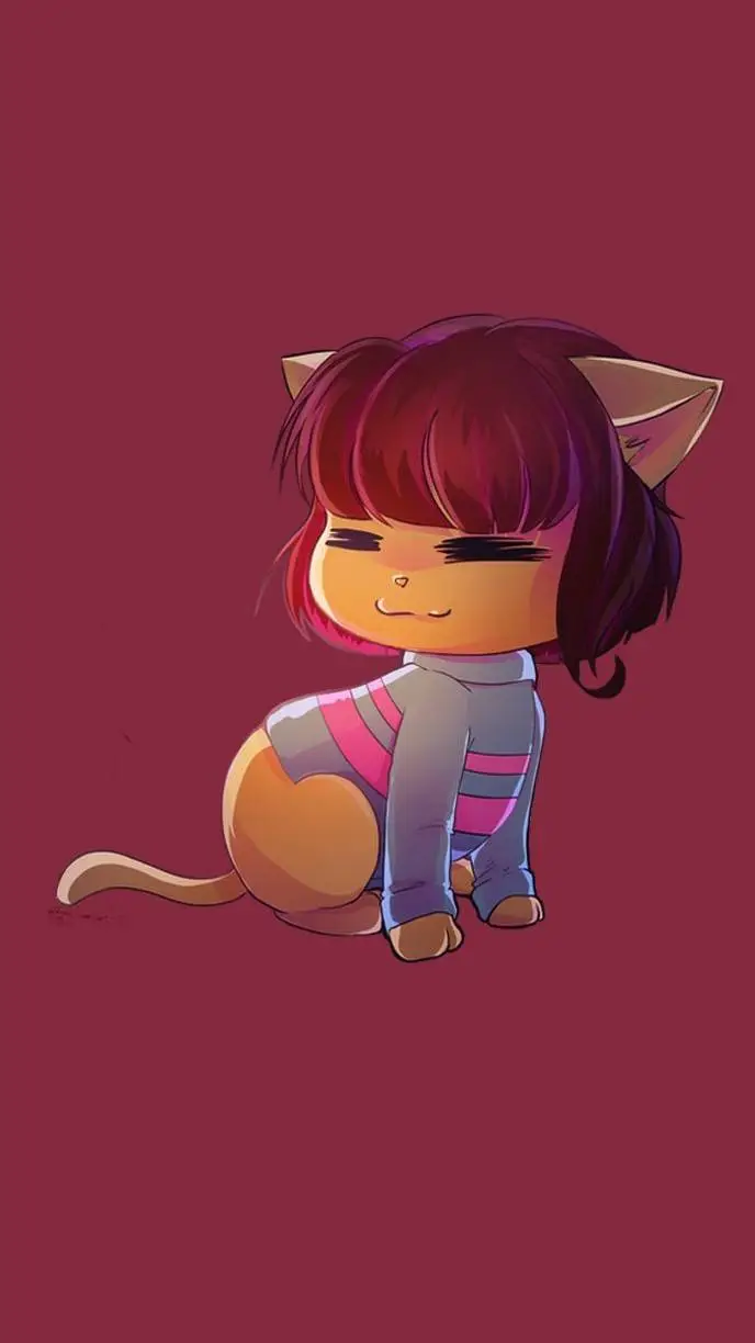 ai character: ¿cat frisk o frisk background